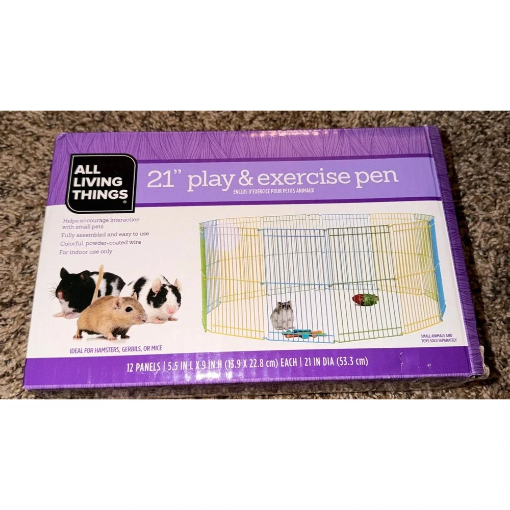 All Living Things-Play & Exercise Pen for Mice, Hamster, Gerbils 21' (WTT)
